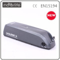MOTORLIFE 36 v 10ah venda quente bateria de lítio / bateria do tubo para bicicleta elétrica